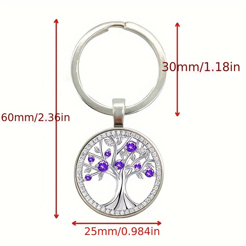 Tree Of Life Keychain Keyring Pendant