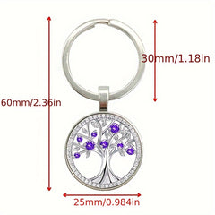 Tree Of Life Keychain Keyring Pendant