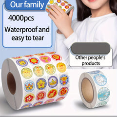 4000pcs Reward Praise Drawer Stickers No Odor