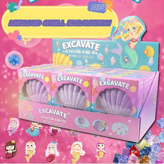 Mermaid Archaeological Digging Science Experiment Toy