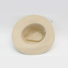 Classic Western Sun Hat Vintage Straw Jazz Hats for Women