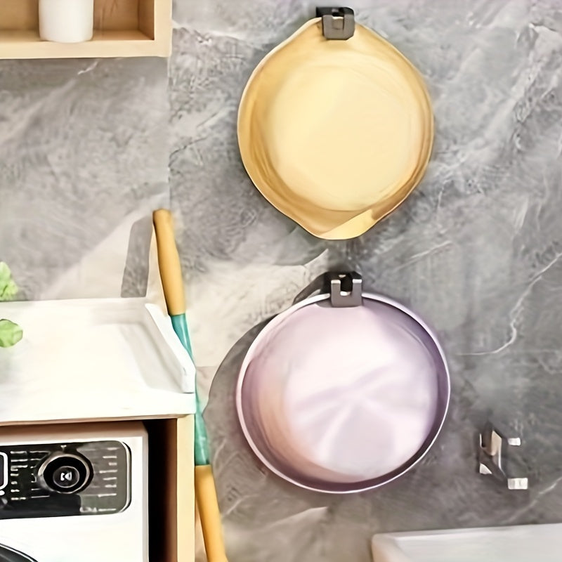 Plastic Washbasin Holder Adhesive Rack Hook Bathroom Shelf Hook