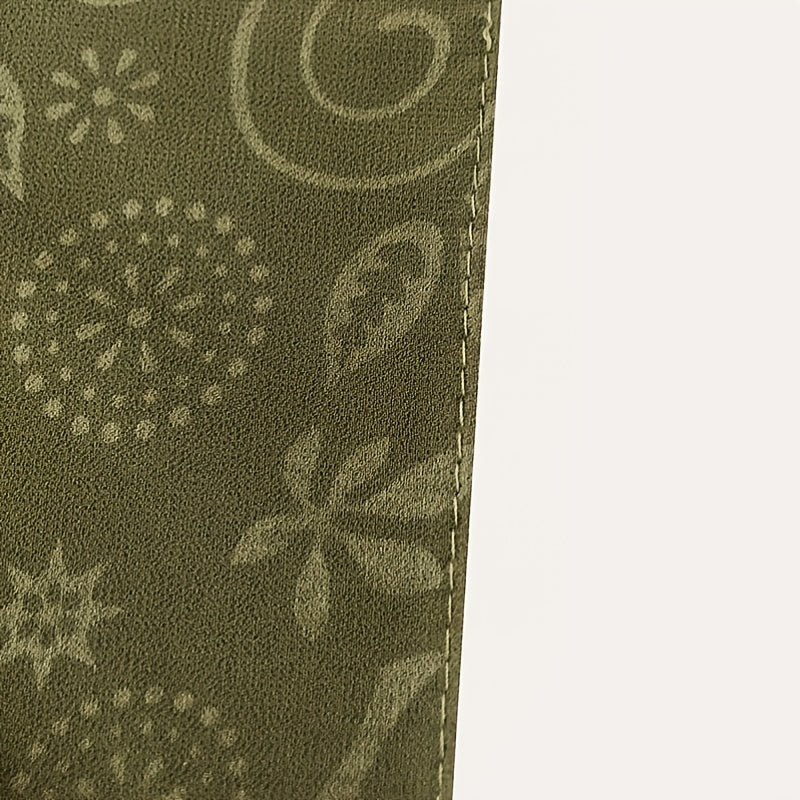 Embossed Cashew Flower Men's Hijab Long Scarf