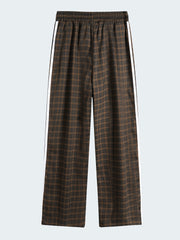 Men's Plaid Loose Pants Spring Fall