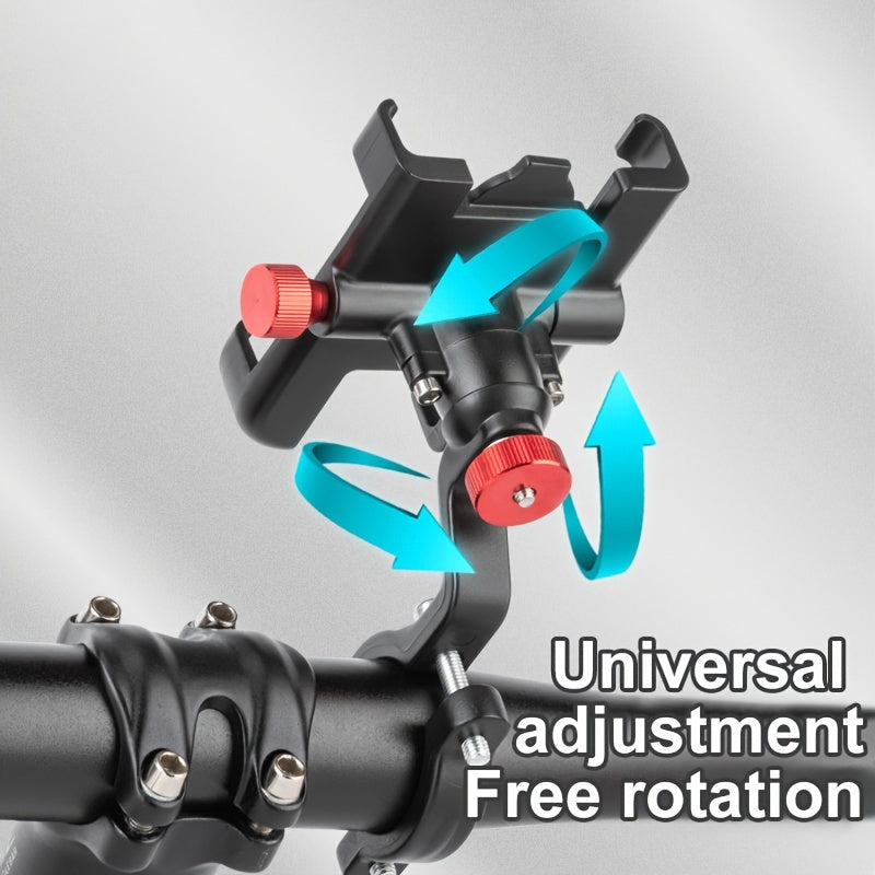 Universal Non Slip Bike Handlebar Phone Mount Clip
