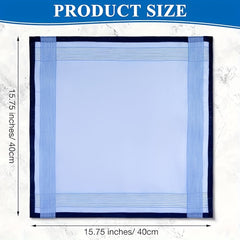 24 Men's Handkerchiefs Plaid Soft Variety of Colors