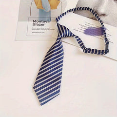 Striped Printed Pre Tie For Boys