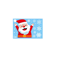 3pcs Christmas Snowflake Window Cling Stickers For Glass Xmas Decorations