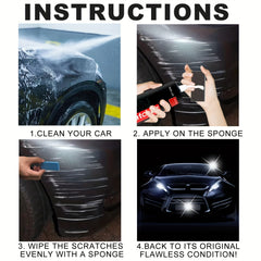 Car Scratch Polishing Paste - Paint Cleaning Decontamination Wax