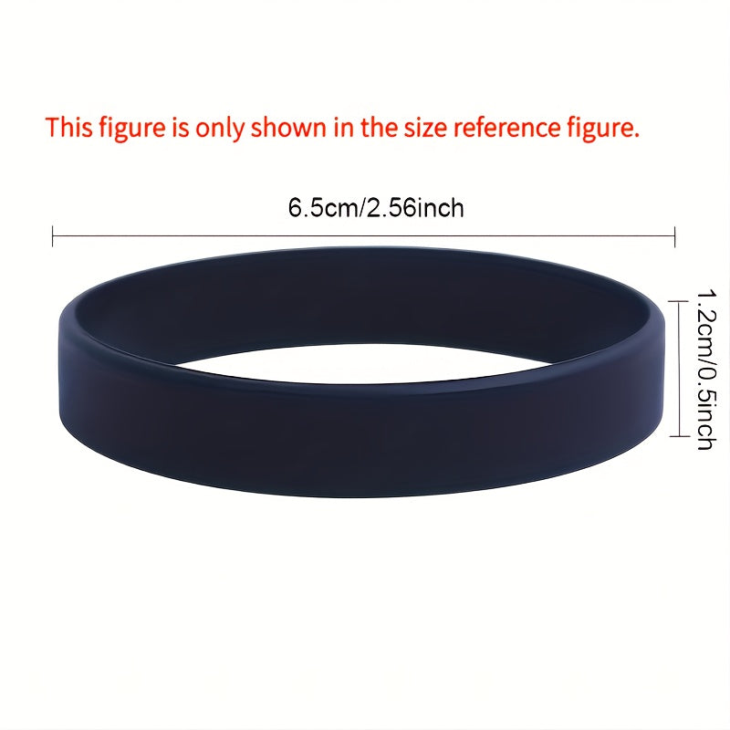 5 Pcs Patriotic Silicone Bracelets for Patriotism Gift