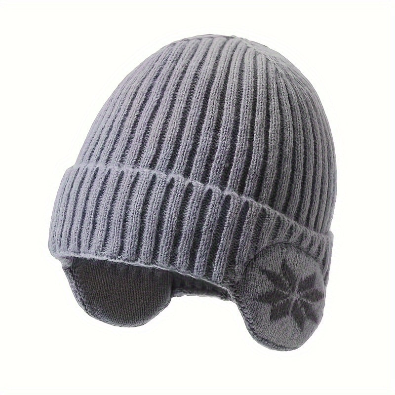 Warm Knitted Beanie Hat for Winter Outdoor Activities