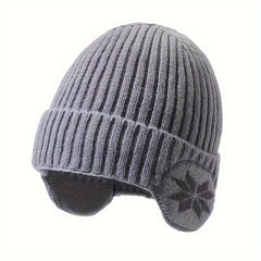 Warm Knitted Beanie Hat for Winter Outdoor Activities
