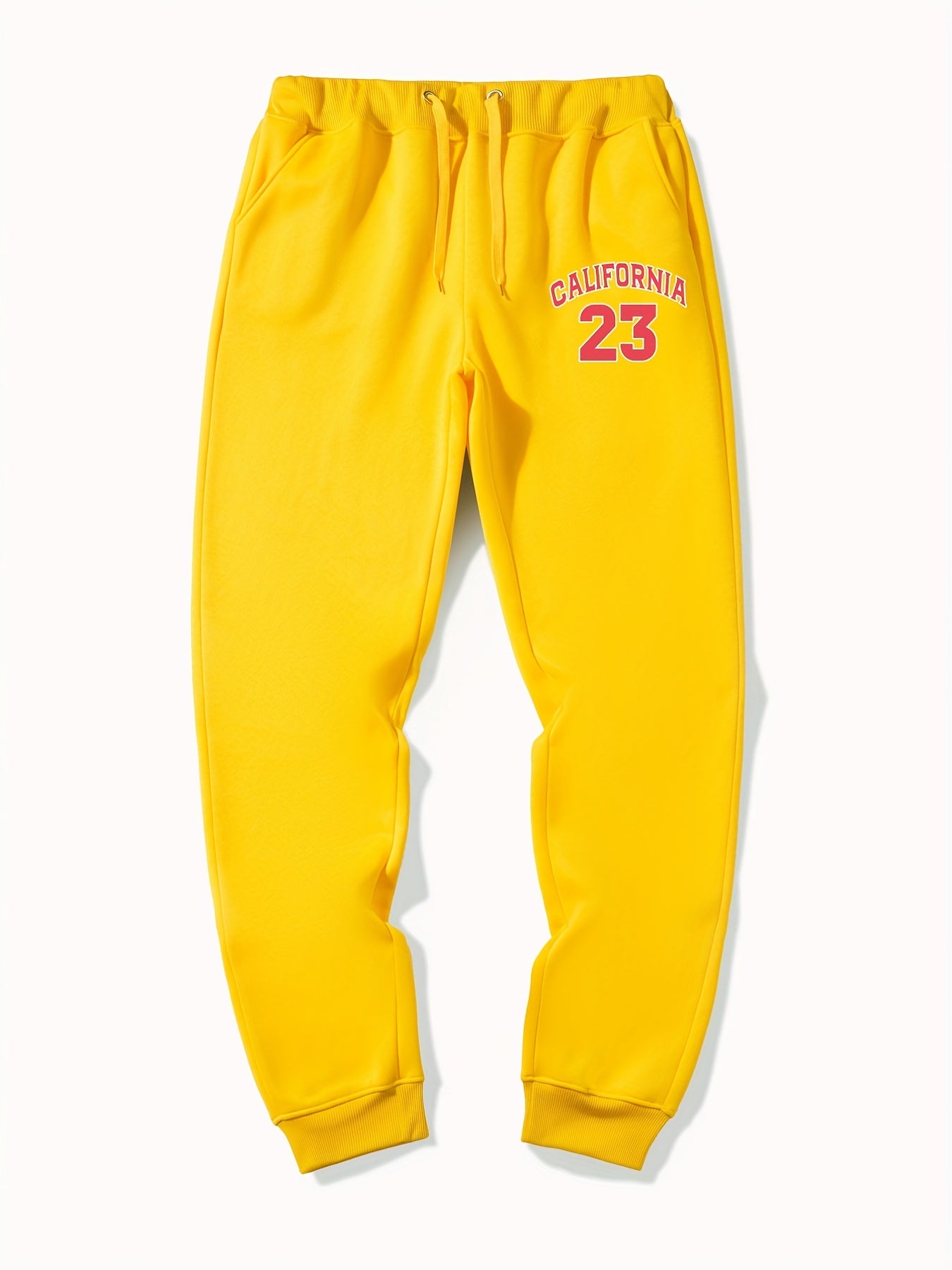 CA 58 Casual Stretch Graphic Drawstring Joggers Men's Sweatpants For Spring