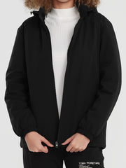 Women's Windproof Warm Hooded Jacket Winter Coat