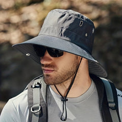 Summer Men's Sunshade Big Brim Sun Protection Hat