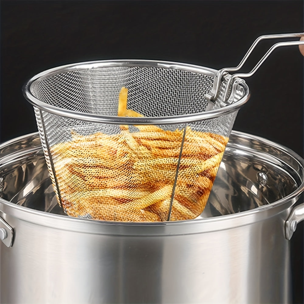 Stainless Steel Frying Basket Kitchen Cooking Tool