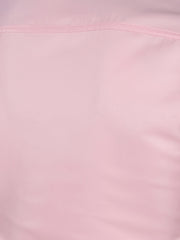 Pink Business Shirt Men's Short Sleeve Button Down Formal Shirt