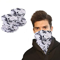 2 Pcs Magic Neck Gaiter Bandana Half Face Balaclava for Running Fishing
