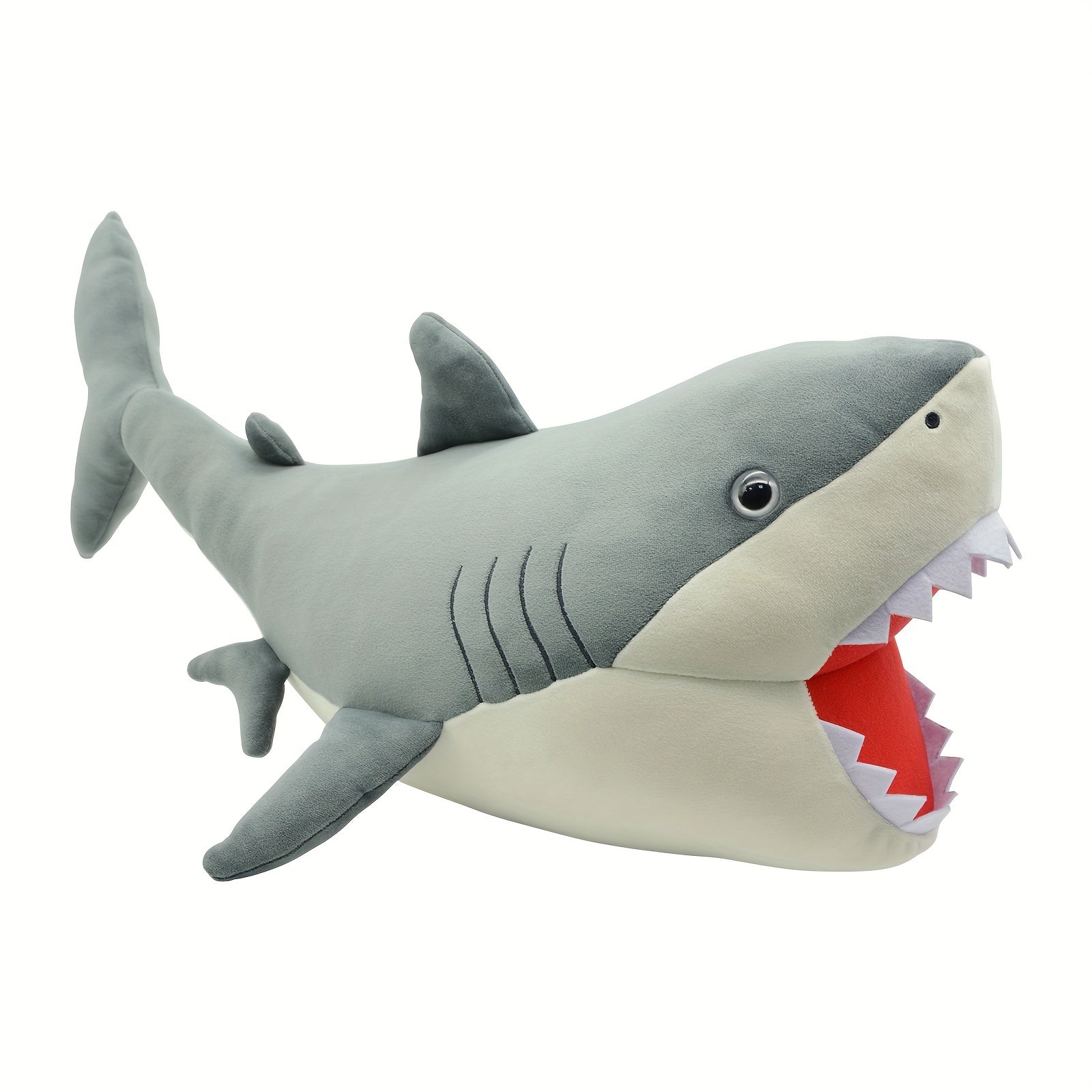 Giant Tooth Shark Plush Toy Stuffed Marine Animal