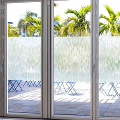 UV Blocking Frosted Glass Window Film Static Cling Vinyl Window Clings
