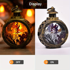 Christmas LED Light Vintage Wind Lamp