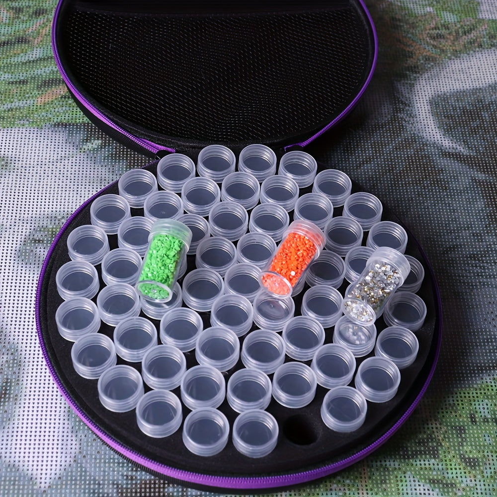 60 Slot Diamond Painting Storage Box Bead Container Jewelry Pearl Ring Organizer