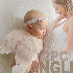 Newborn Angel Wings Photography Costume 2pcs Set