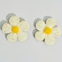 2pcs Floral Shirt Button Covers Multicolor Flower Business Wedding