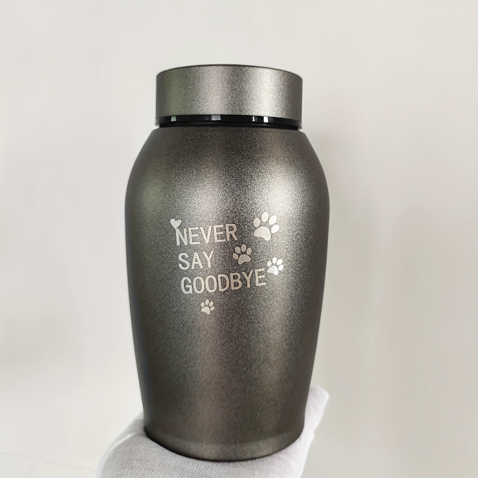 Custom Engraved Metal Pet Urn for Dog Cat Ashes