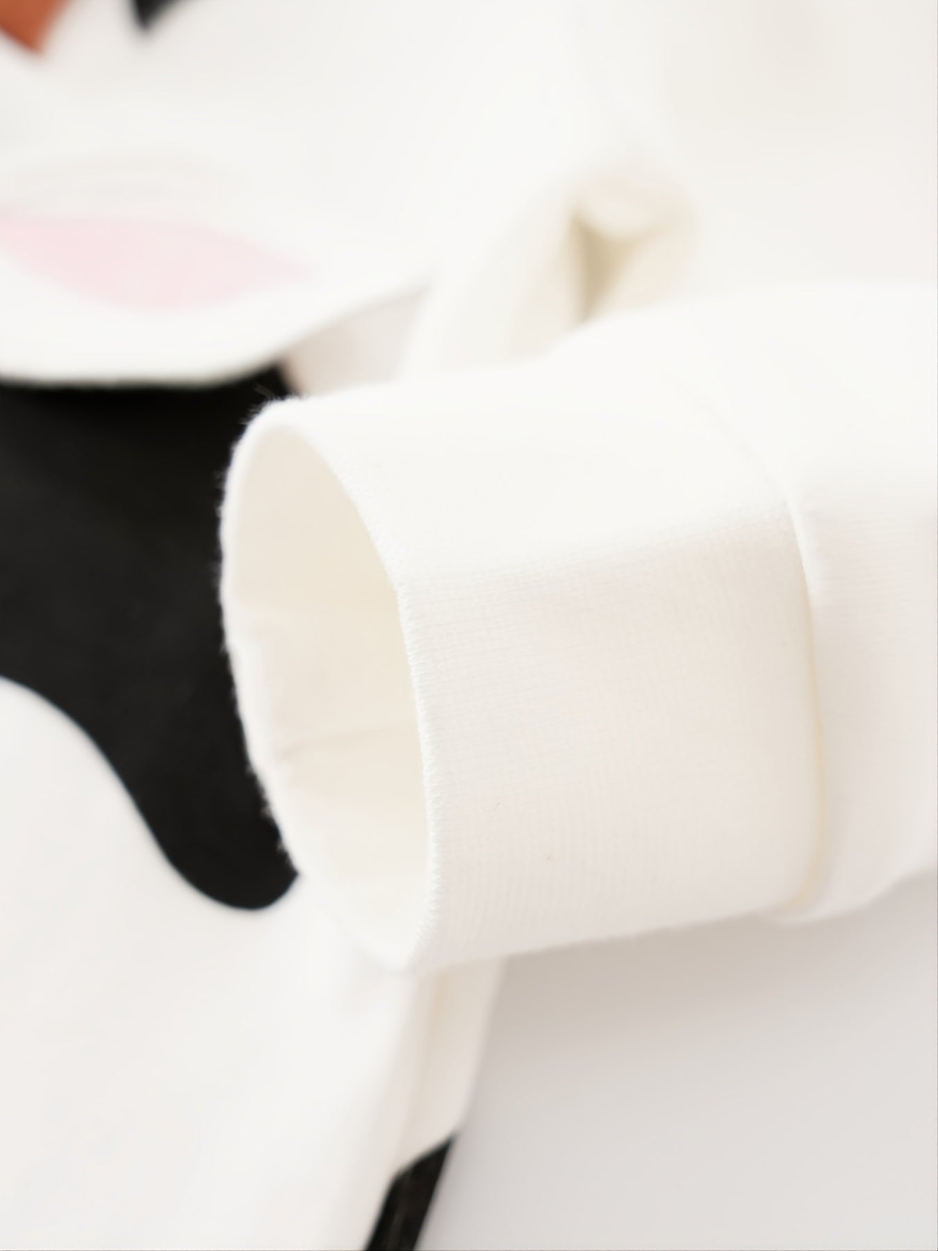 Toddler Cow Print Long Sleeve Jumpsuit for Winter