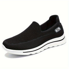 Thick Bottom Slip On Sneakers Mesh Lightweight Non Slip Shoes