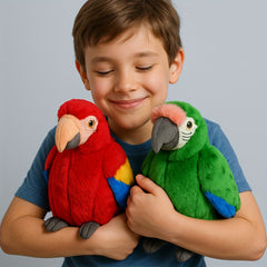Realistic Plush Parrot Toy 24" Soft Soothing Toy Birthday Gift