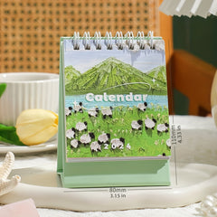 Landscape Desktop Small Desk Calendar Student Schedule Planner