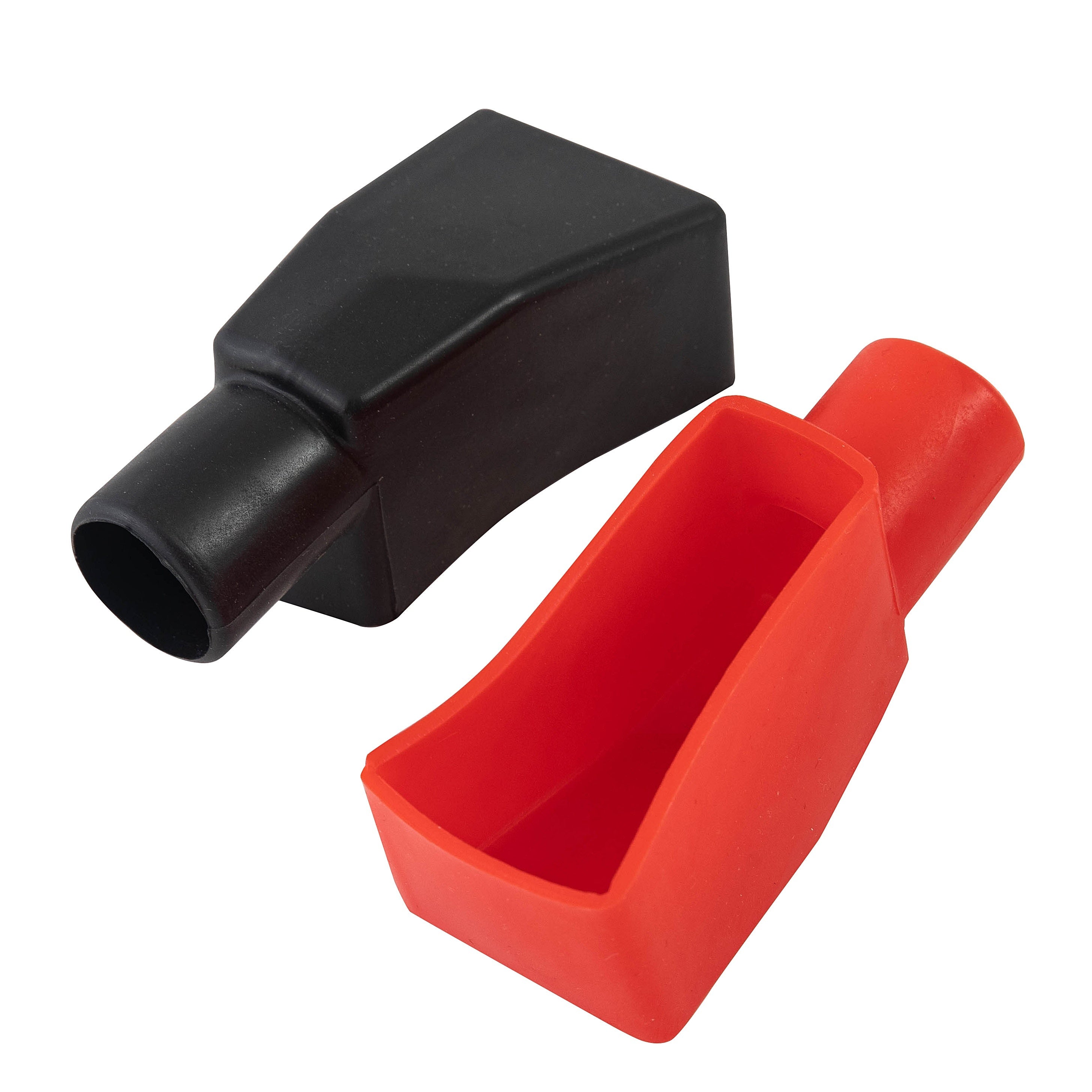 2pcs Red Top Post Flexible Terminal Covers