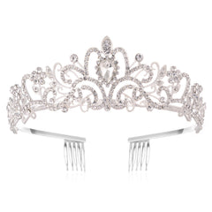 Colorful Rhinestone Crown Hairband Headband Princess Tia