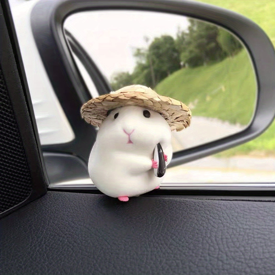Hamster Car Decoration Window Edge Car Interior Accessories Mouse Doll