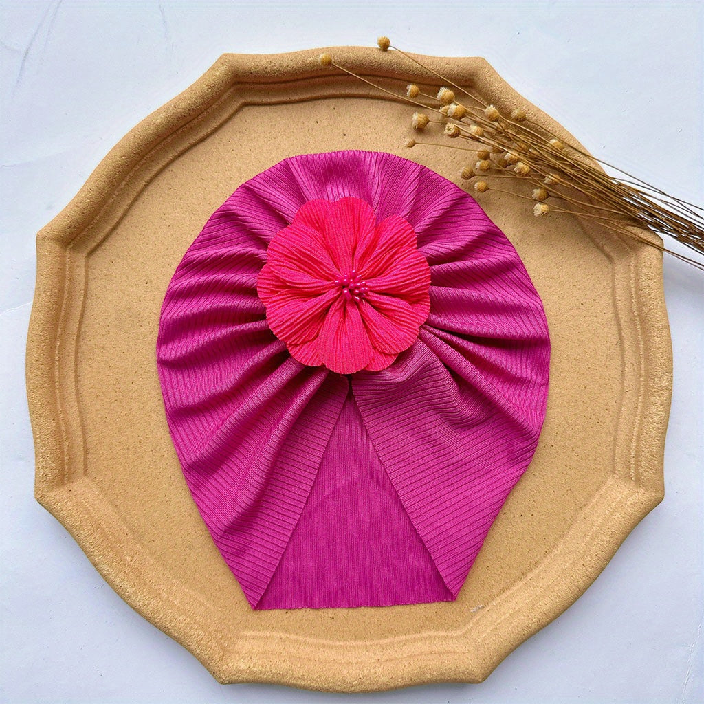 Baby Girls Solid Cap Soft Hair Wrap Head Accessories