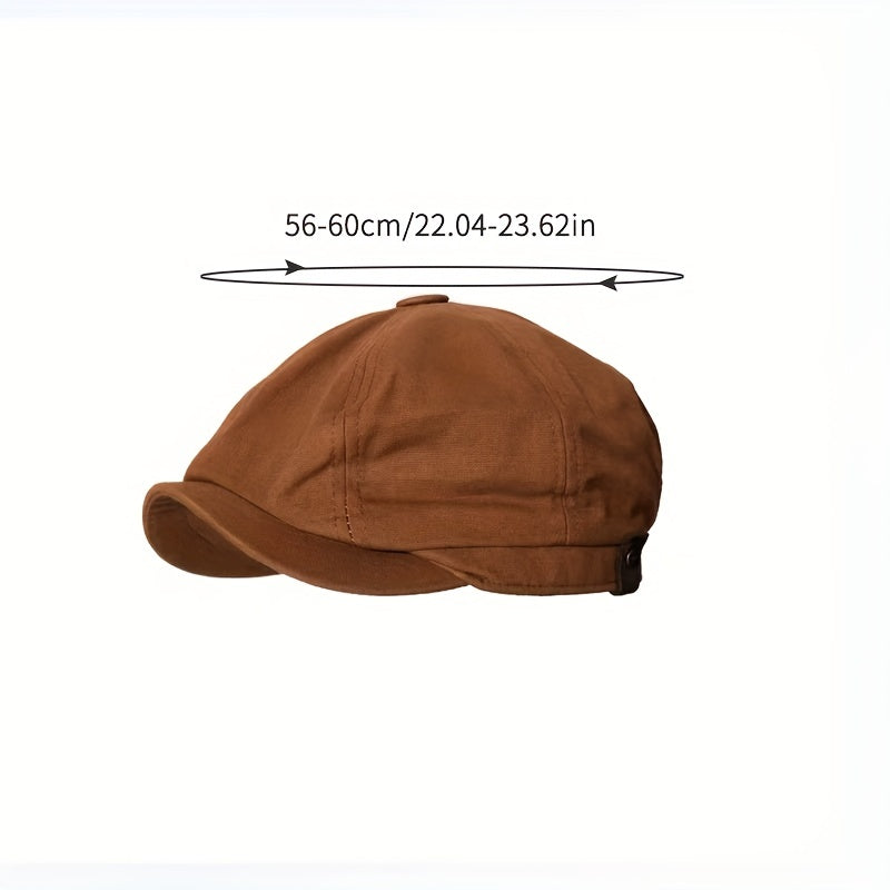 Men's Casual British Beret Retro Style Small Size