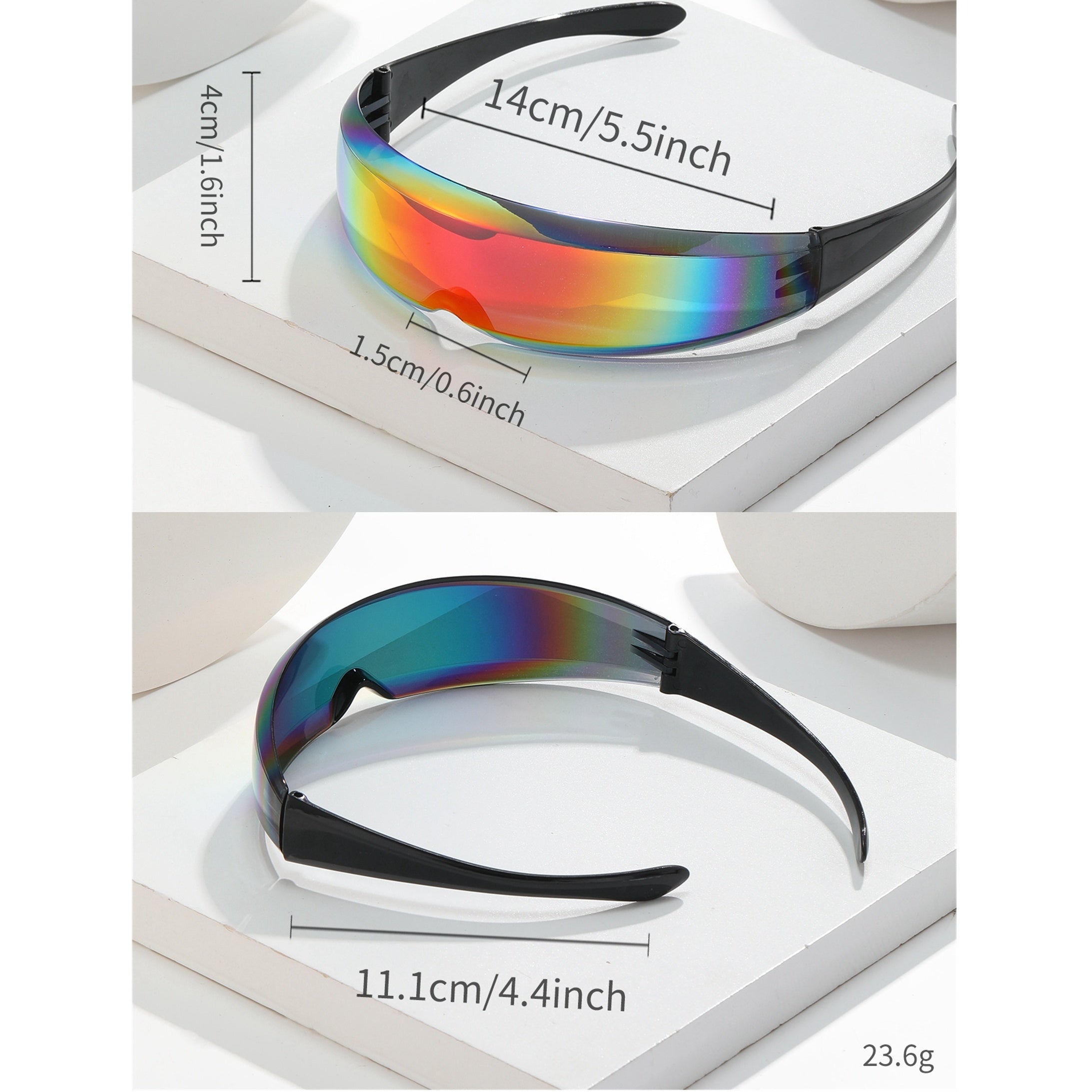 Men's Future Tech Sense Sunglasses Hip hop Cyberpunk Glasses