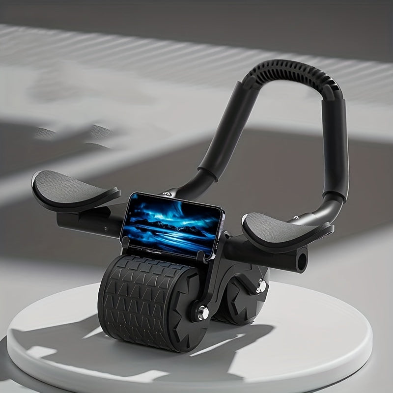 Automatic Rebound Abdominal Roller with Elbow Support