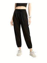 Women's Loose Joggers Yoga Pants Drawstring Large Size
