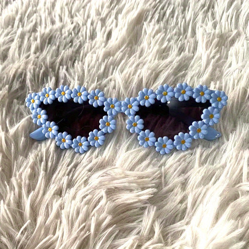 High Definition Sunglasses for Girls with Flowers UV Protection