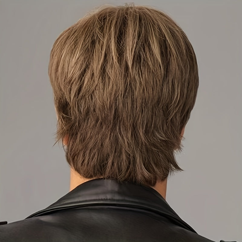 Men's Short Wig Comfortable Suitable For Daily Use Costume Wig
