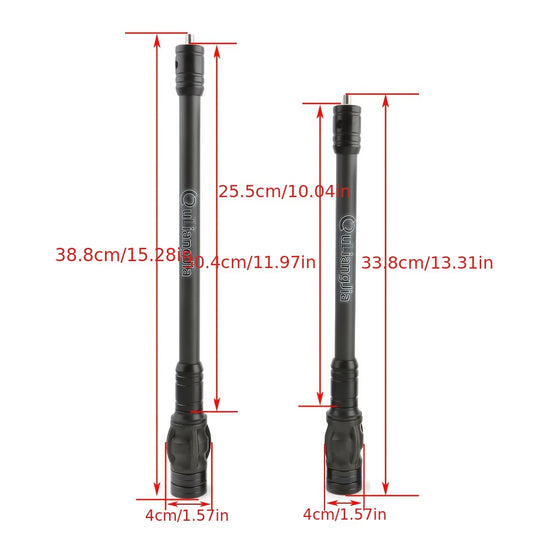 Archery Bow Stabilizer 12 Inch Carbon Fiber Balance Bar for Compound Bow