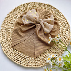 Baby Bow Headband Soft Hat for Infants Newborns