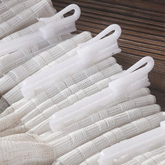 20pcs Plastic Curtain Hooks Adjustable Curtain Clip Hook