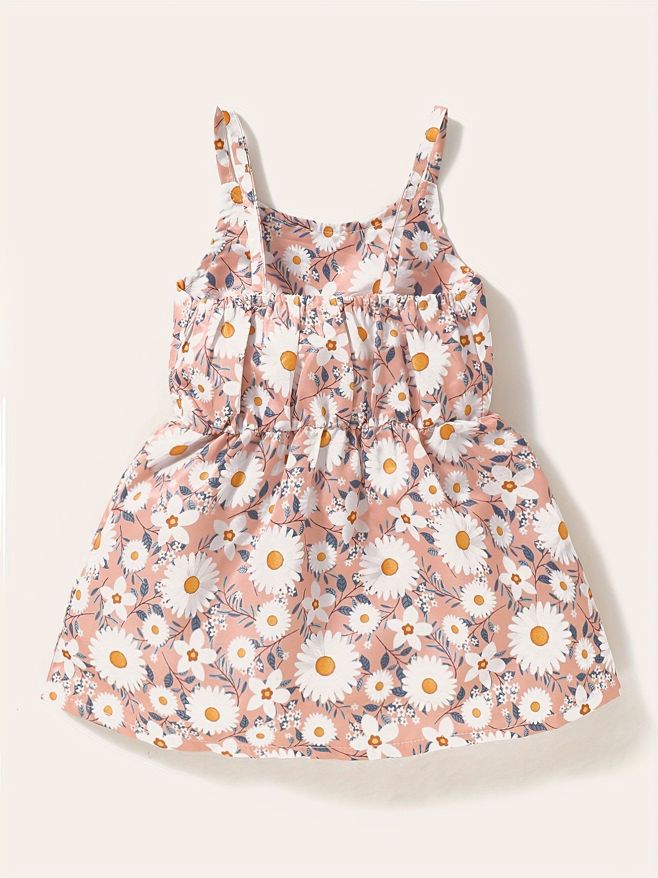 Baby Girls Floral Sleeveless Cami Dress for Summer
