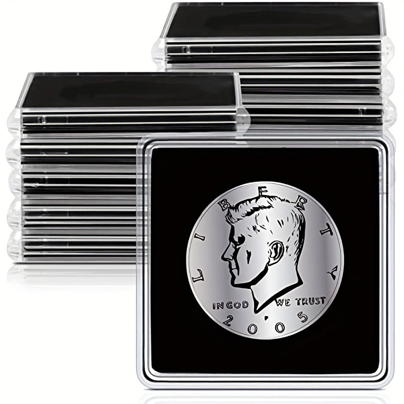 Acrylic Silver Dollar Coin Holder 4.57 x 4.57 cm