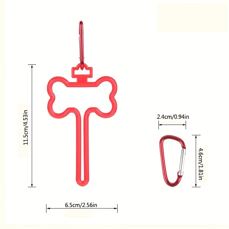 2pcs Dog Poop Scooper, Portable Pet Waste Bag Holder