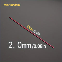 1pc Crochet Hooks High Coloured Aluminum Hook Needles Knitting Needles